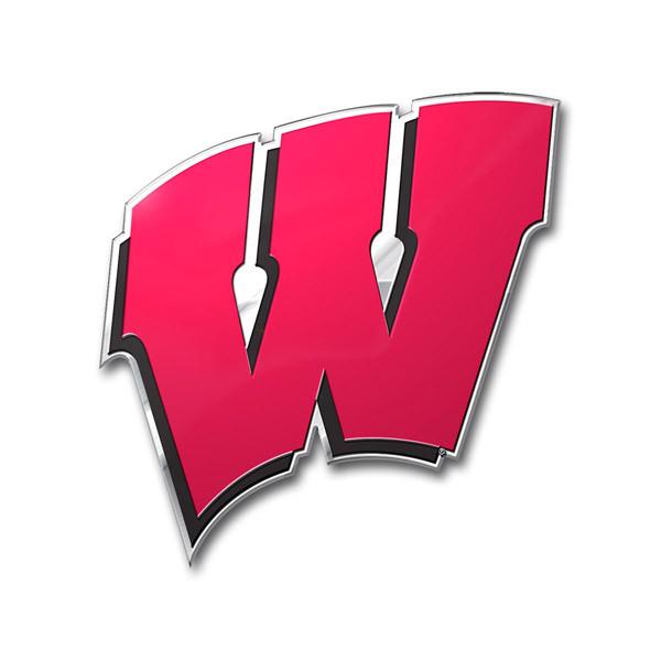 Wisconsin Badgers Color Auto Emblem