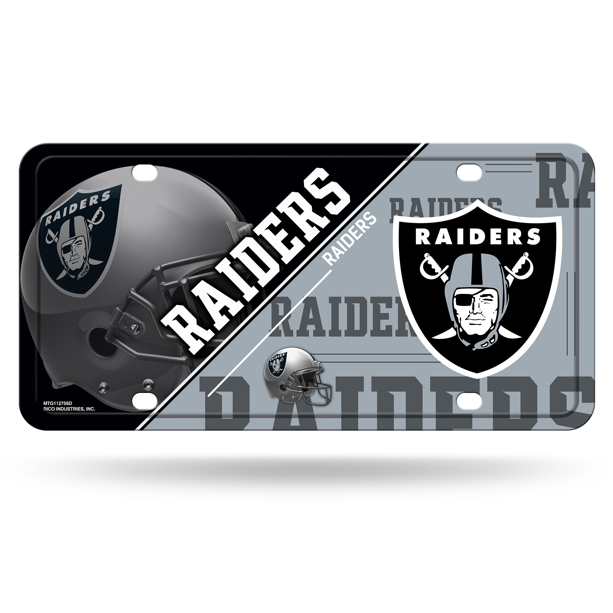 Las Vegas Raiders Metal License Plate