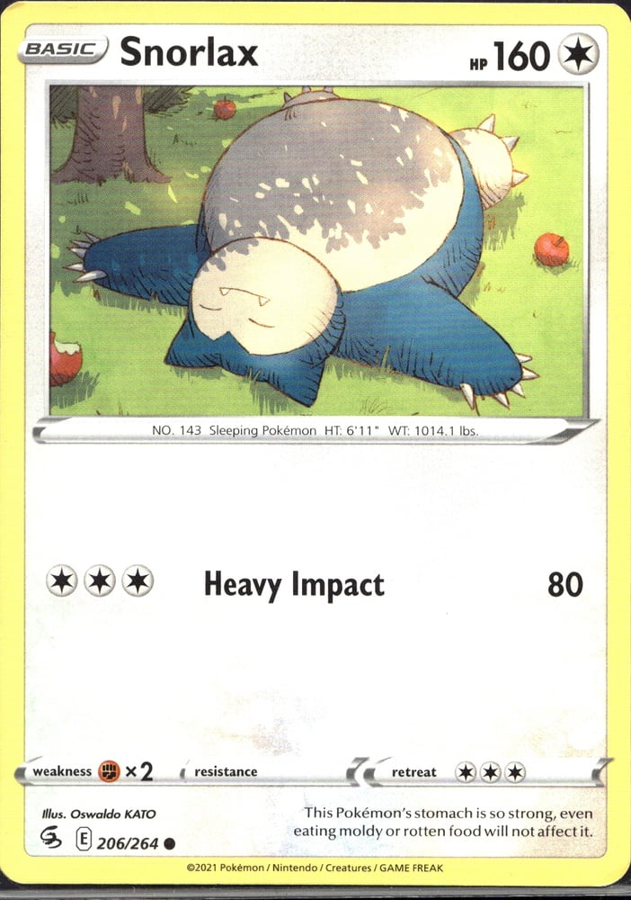 Snorlax - SWSH8 206/264
