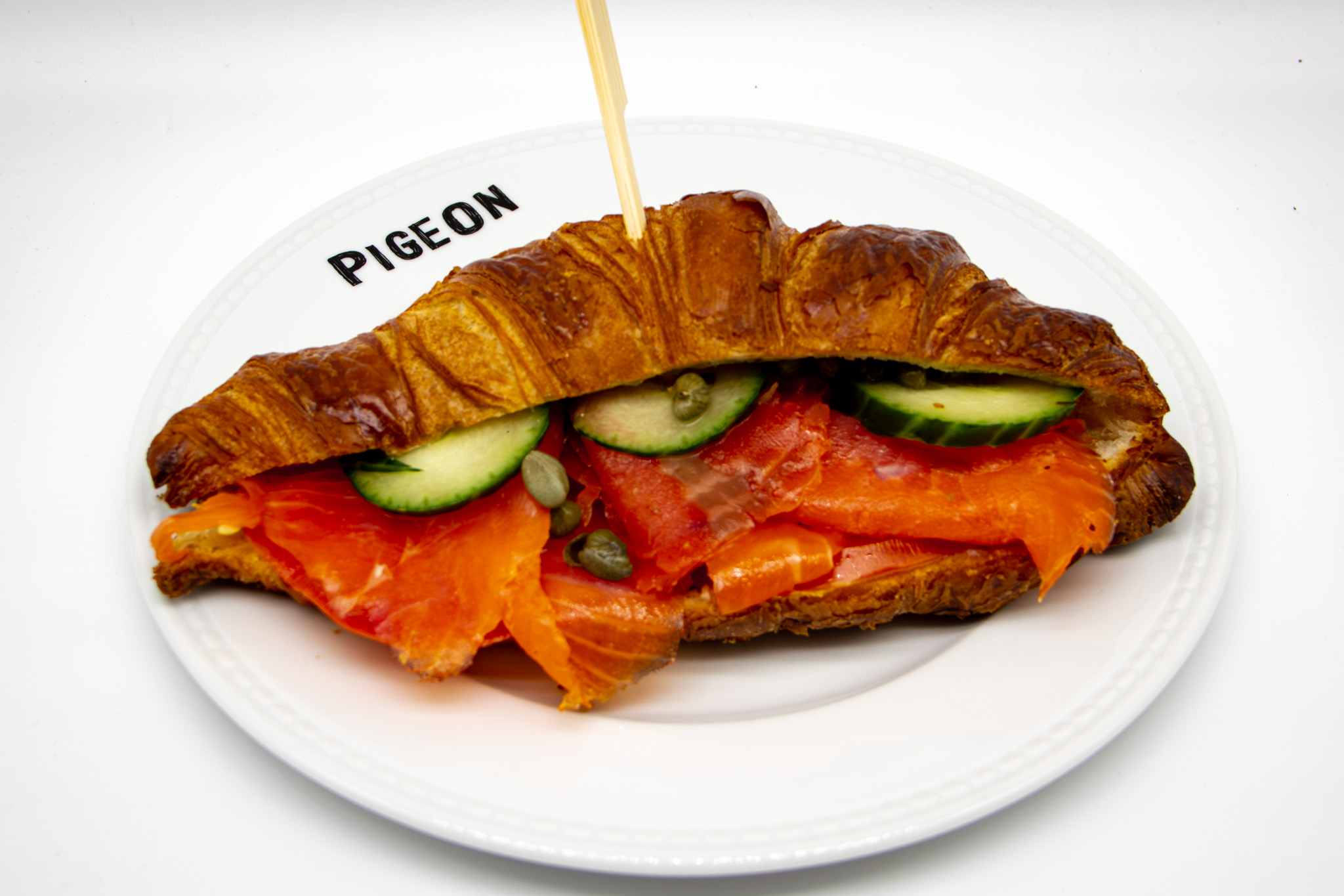 Lox Croissant Sandwich