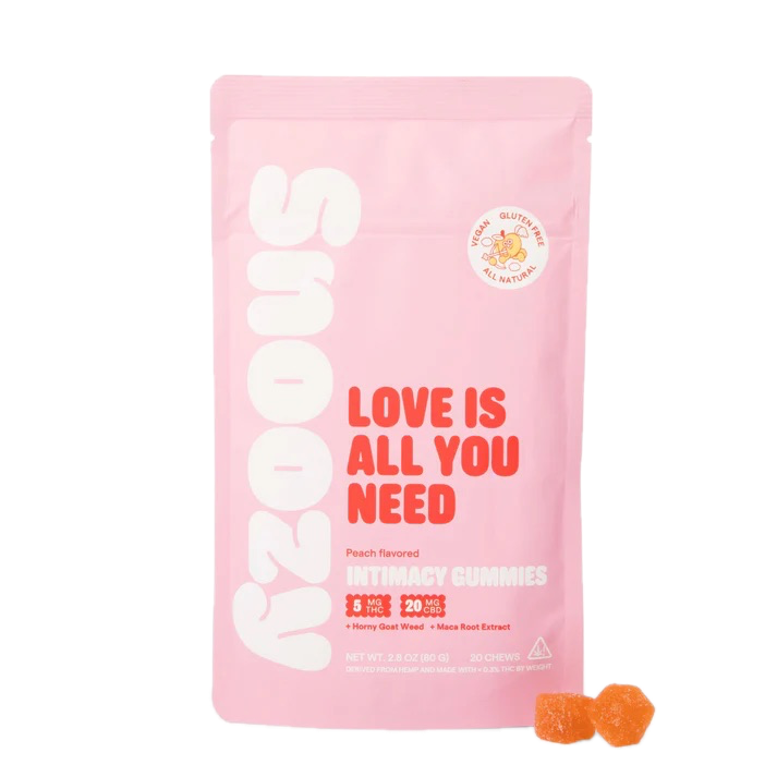 Snoozy Love is All You Need 1:4 THC/CBD 5mg - Intimacy Gummies 2ct