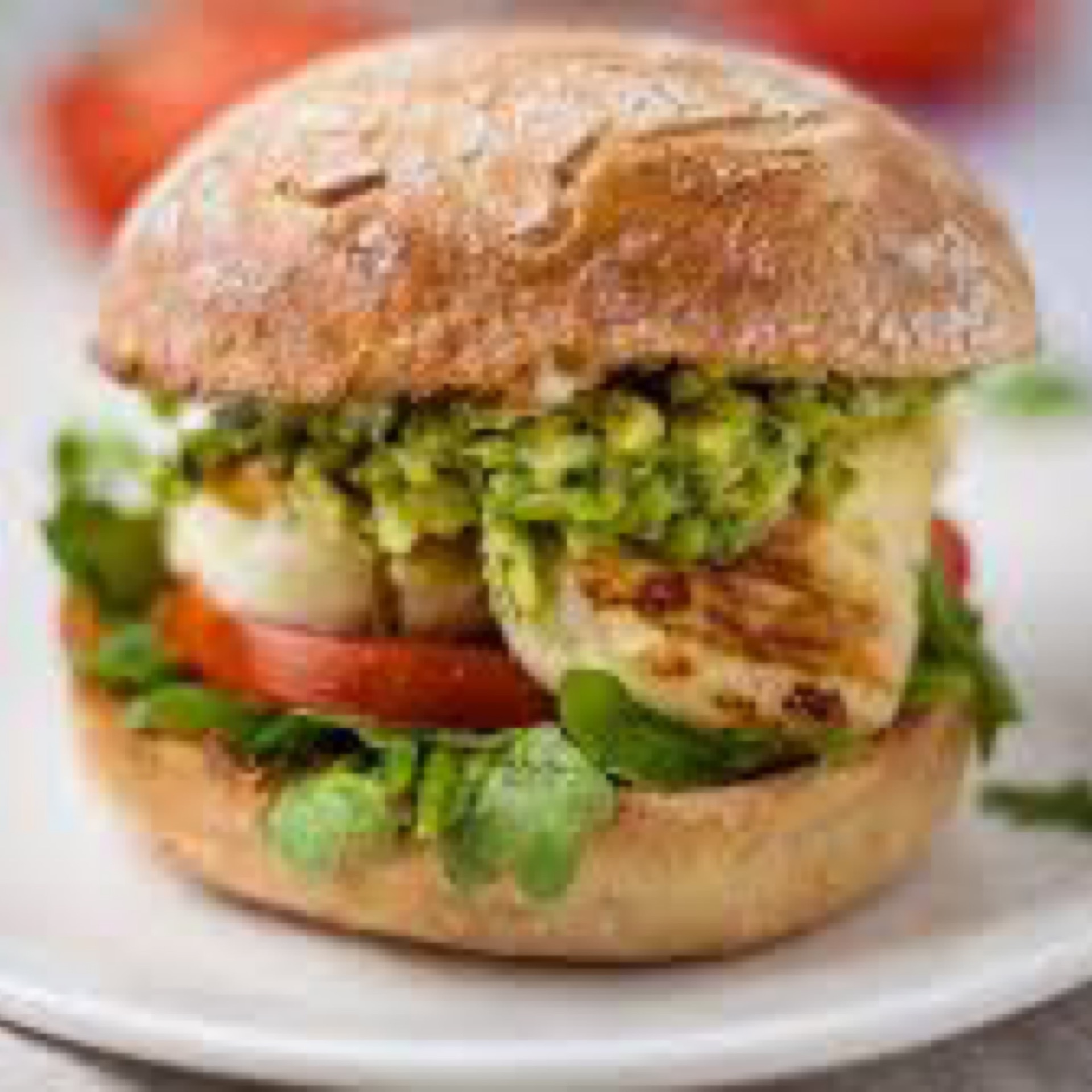Halloumi Avo Burger
