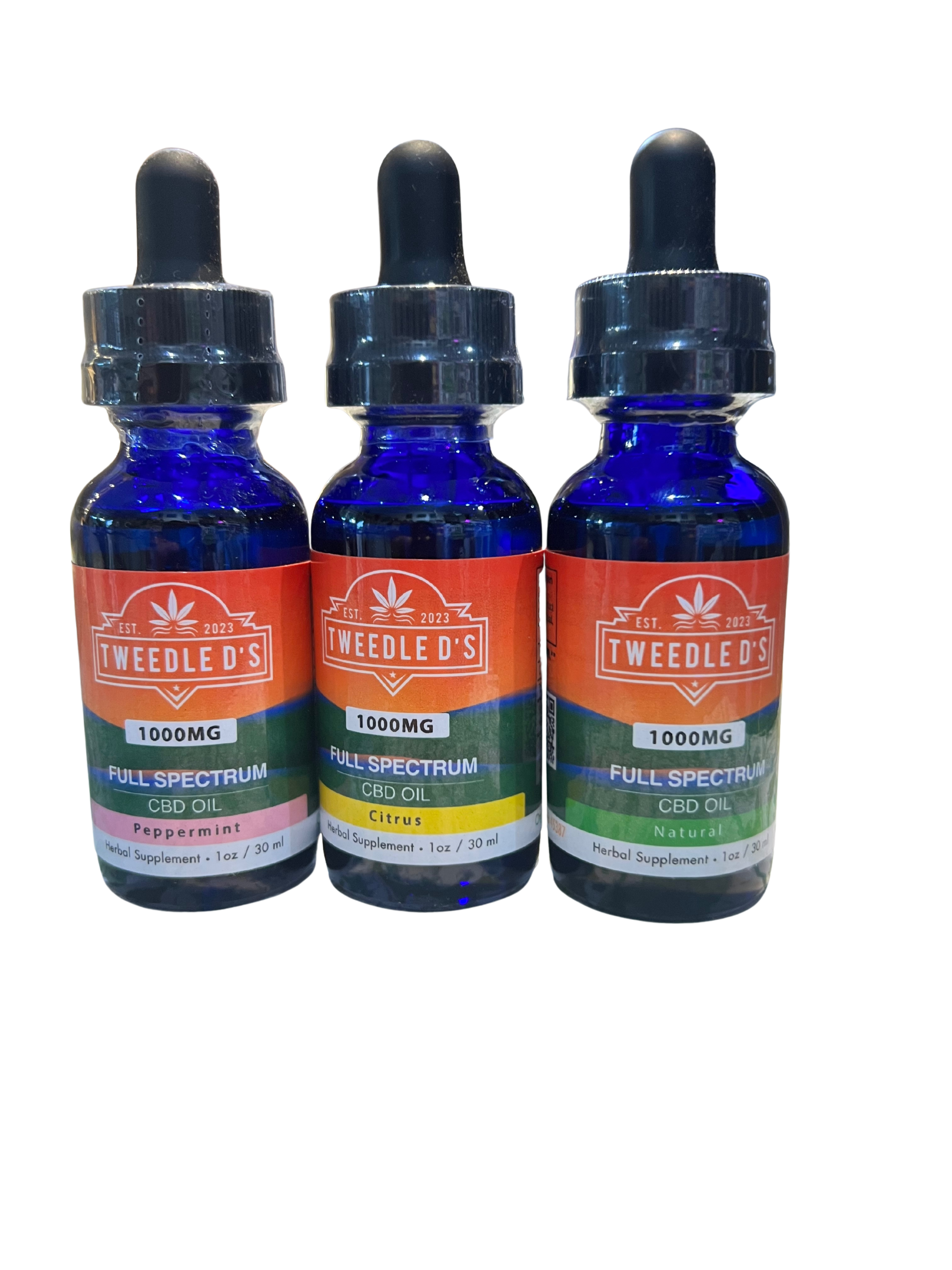 Full Spectrum Tincture - Peppermint, 1000mg