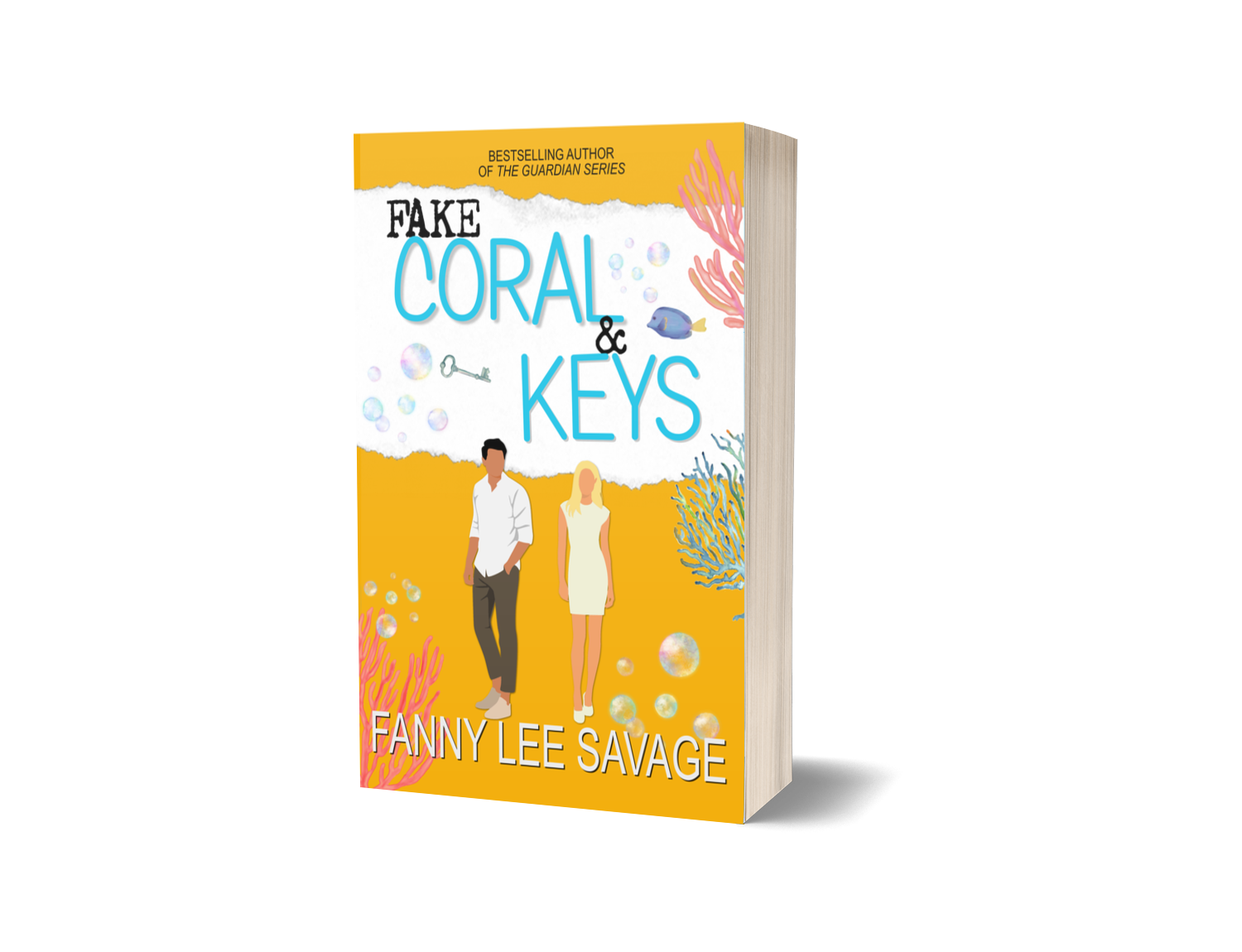SIGNED FAKE CORAL AND KEYS PAPERBACK