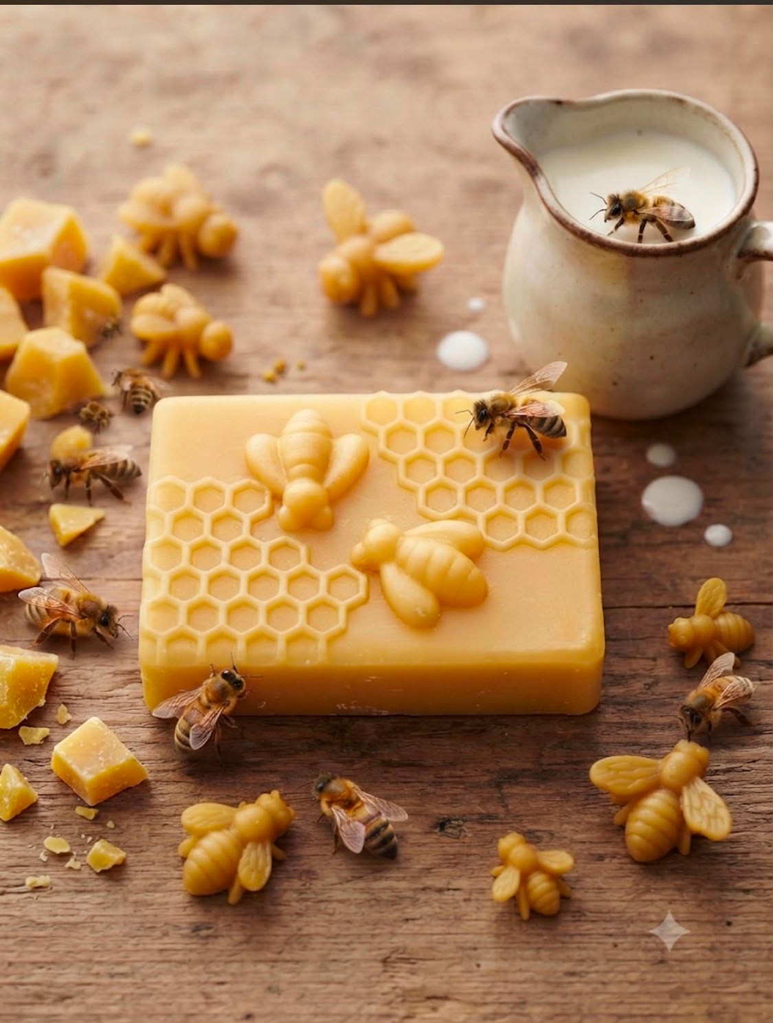 Jabon de miel con leche de cabra