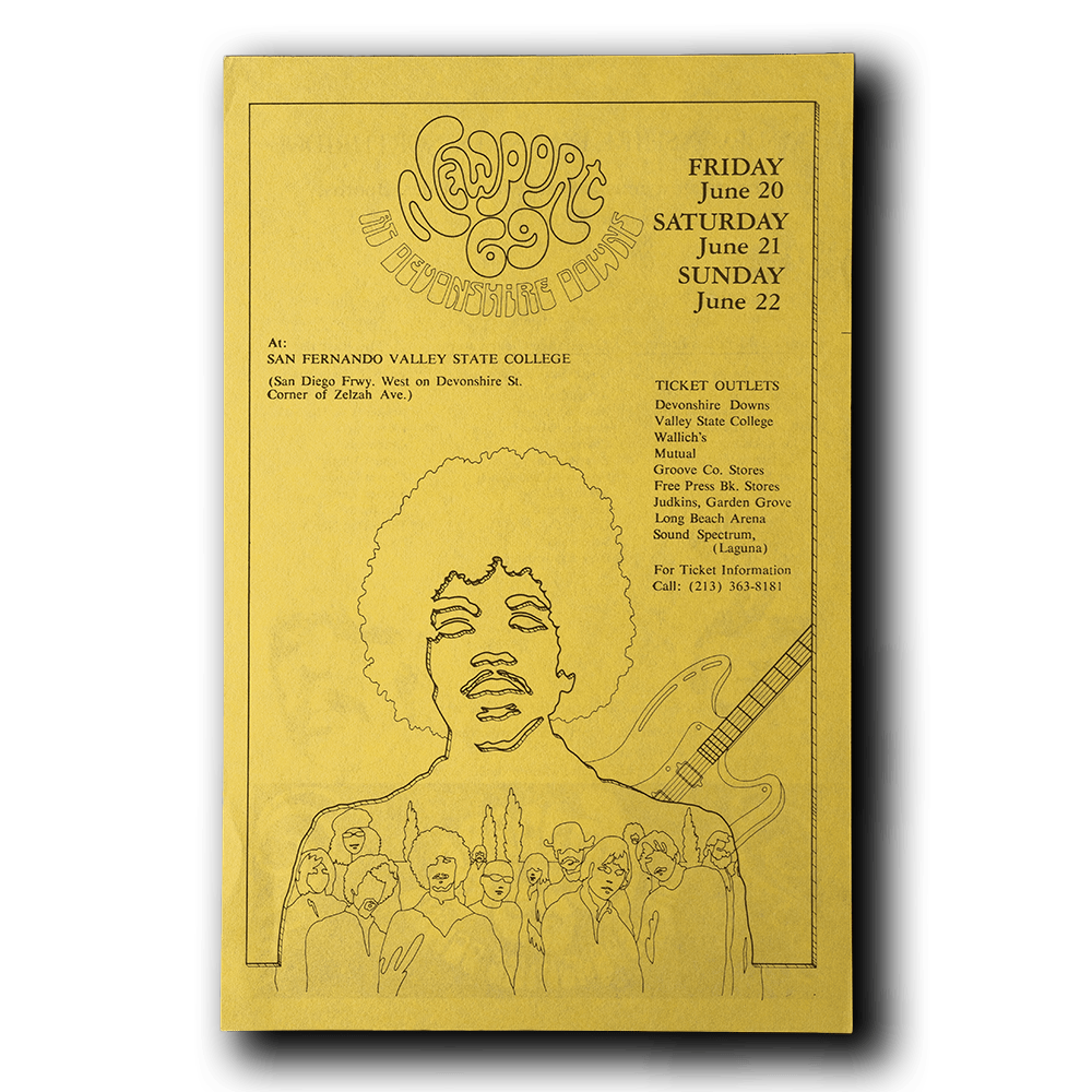 1969 Newport Pop Festival -- [Handbill]