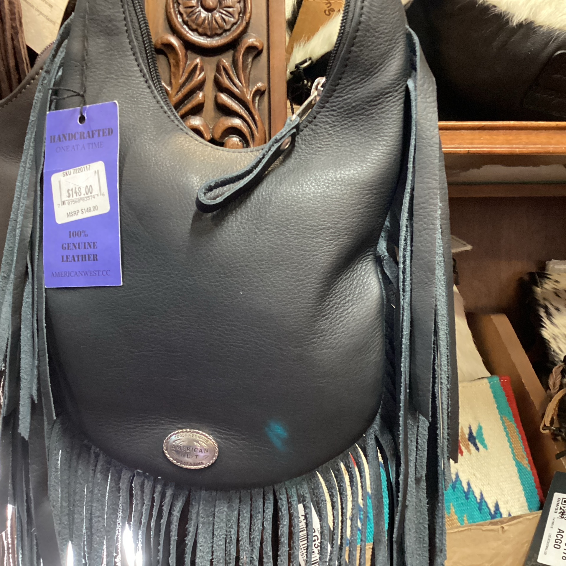 AW Fringed Cowgirl Black