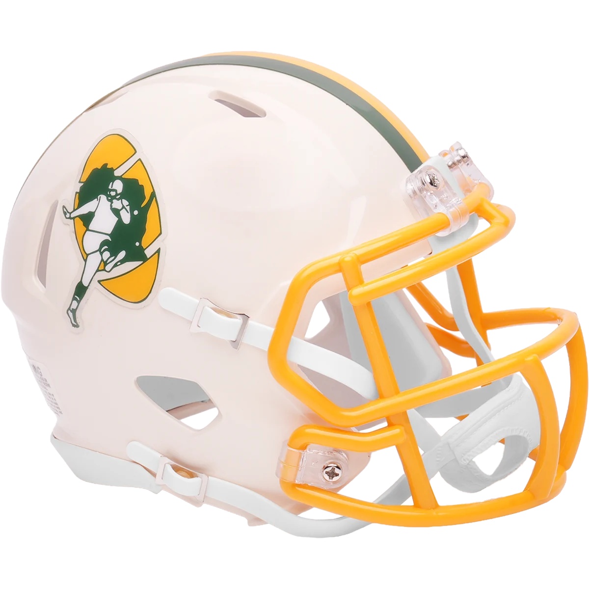 Green Bay Packers Retro Style Riddell Speed Mini Helmet