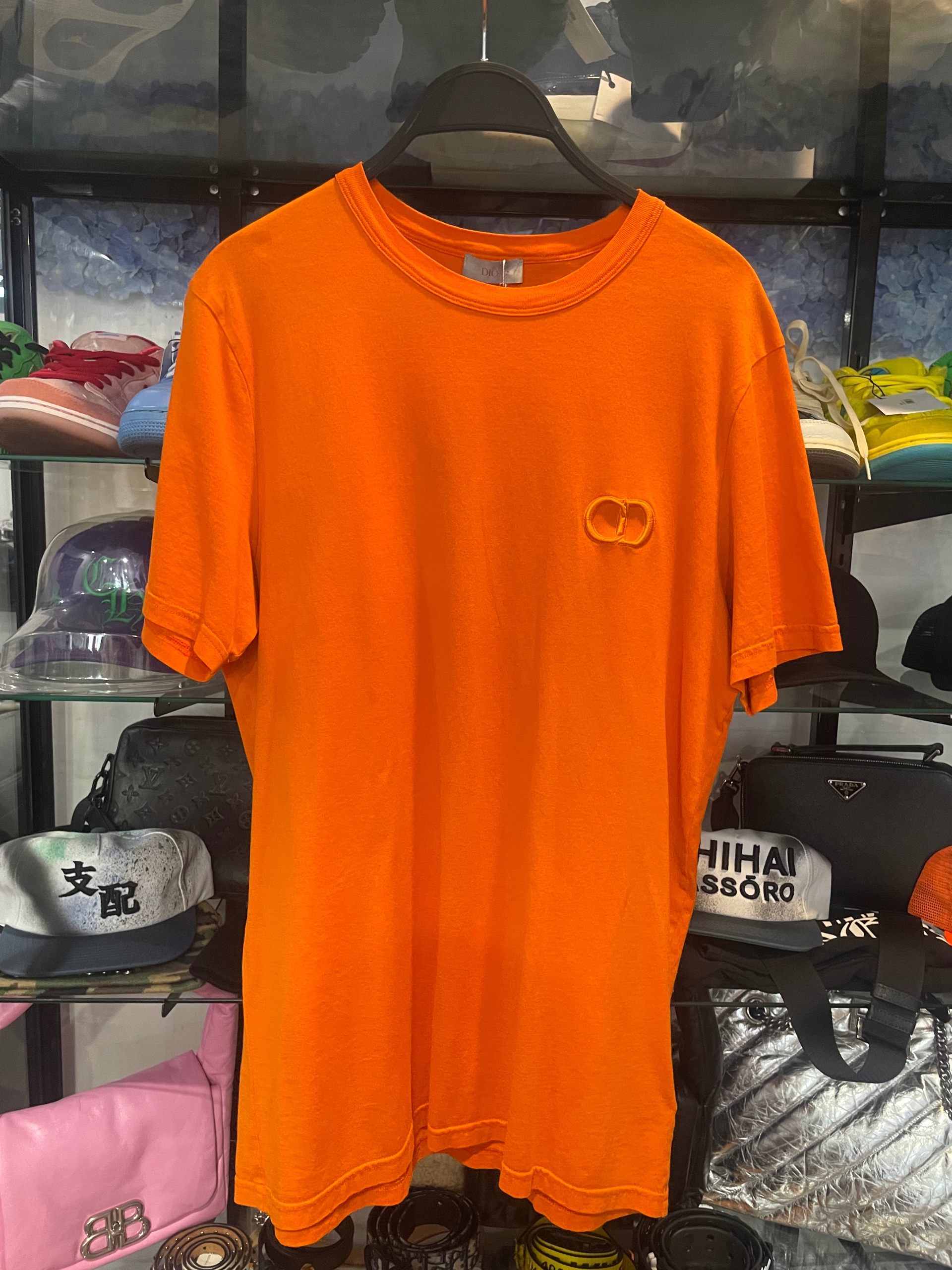 DIOR t-shirt 0range size L (new)
