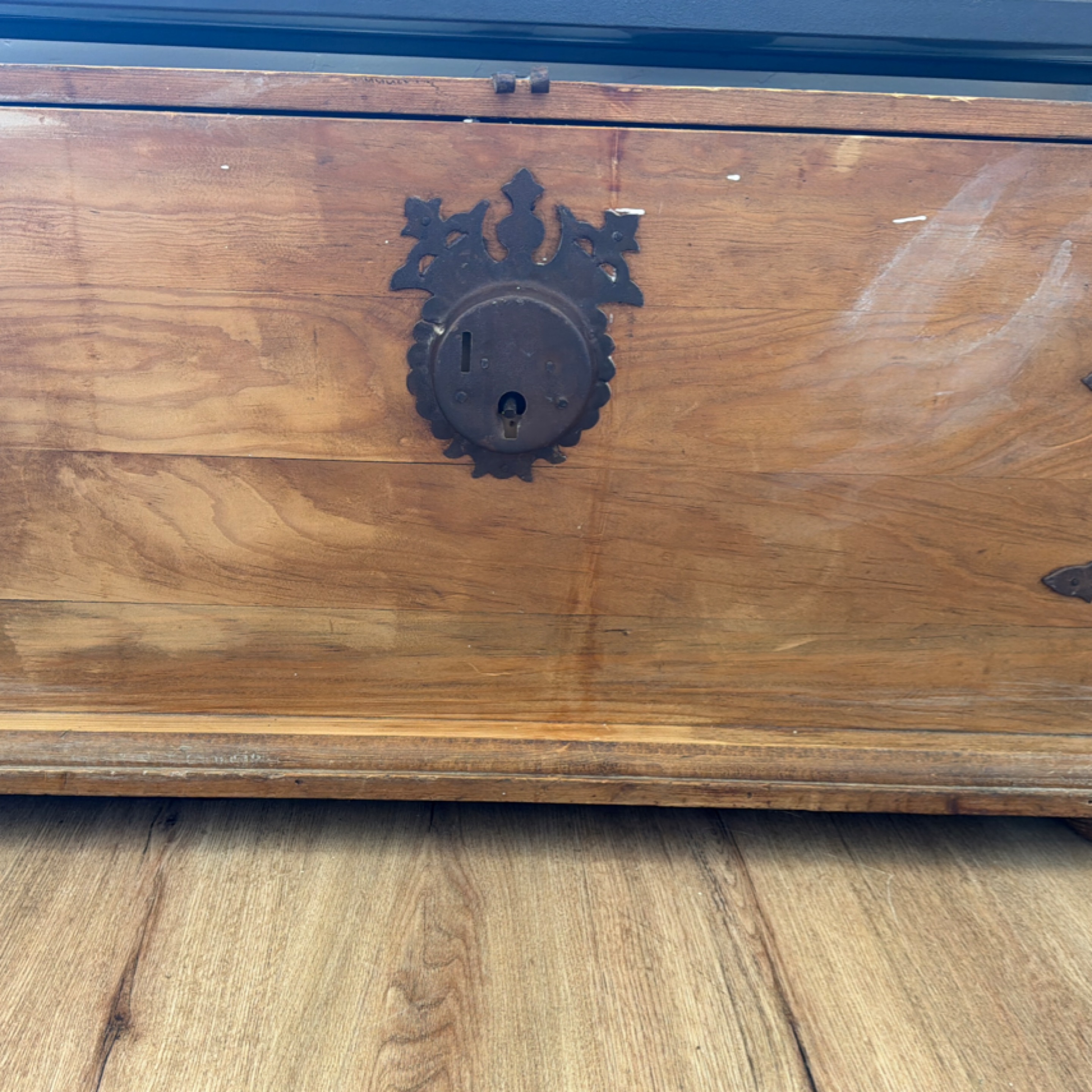 Large wooden chest