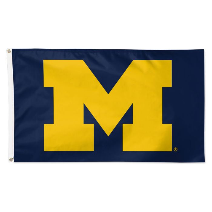 Michigan Wolverines Navy Primary Flag 3x5'