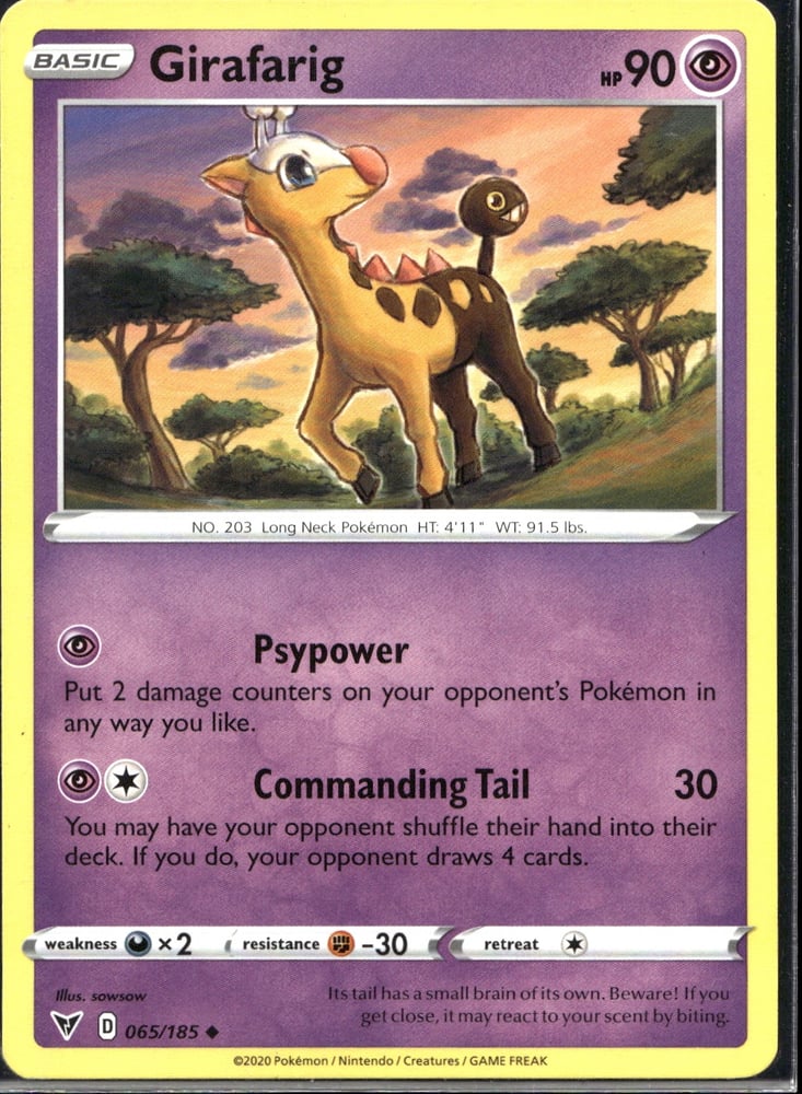 Girafarig - SWSH4 65/185
