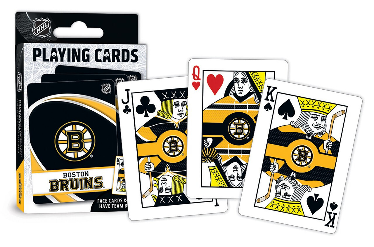 Boston Bruins Logo Playing Cards