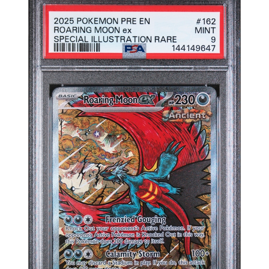 Psa 9 Roaring Moon Prismatic SIR Graded Card
