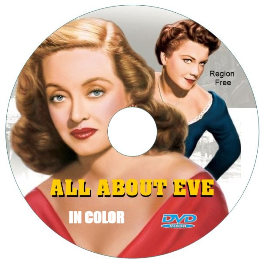 All About Eve (1950) in Color DVD.