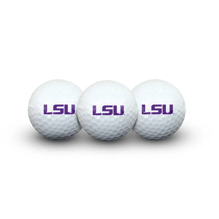 LSU Tigers Golf Balls 3 Pack