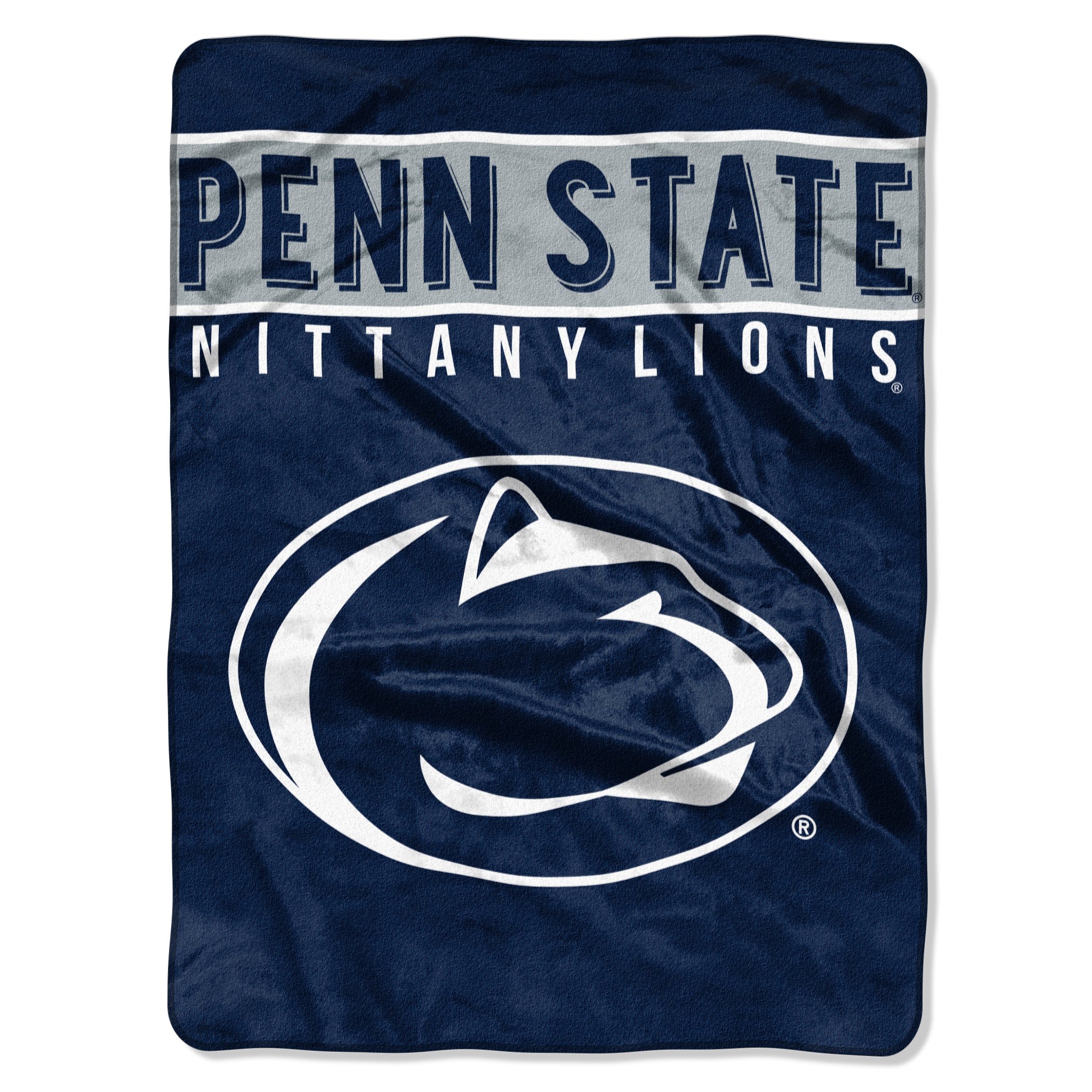Penn State Nittany Lions Raschel Basic Design Blanket 60x80"