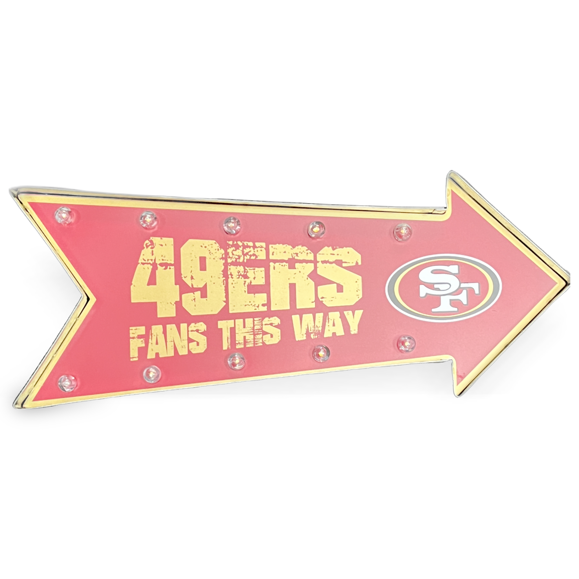 San Francisco 49ers Metal Marquee Light Up Sign