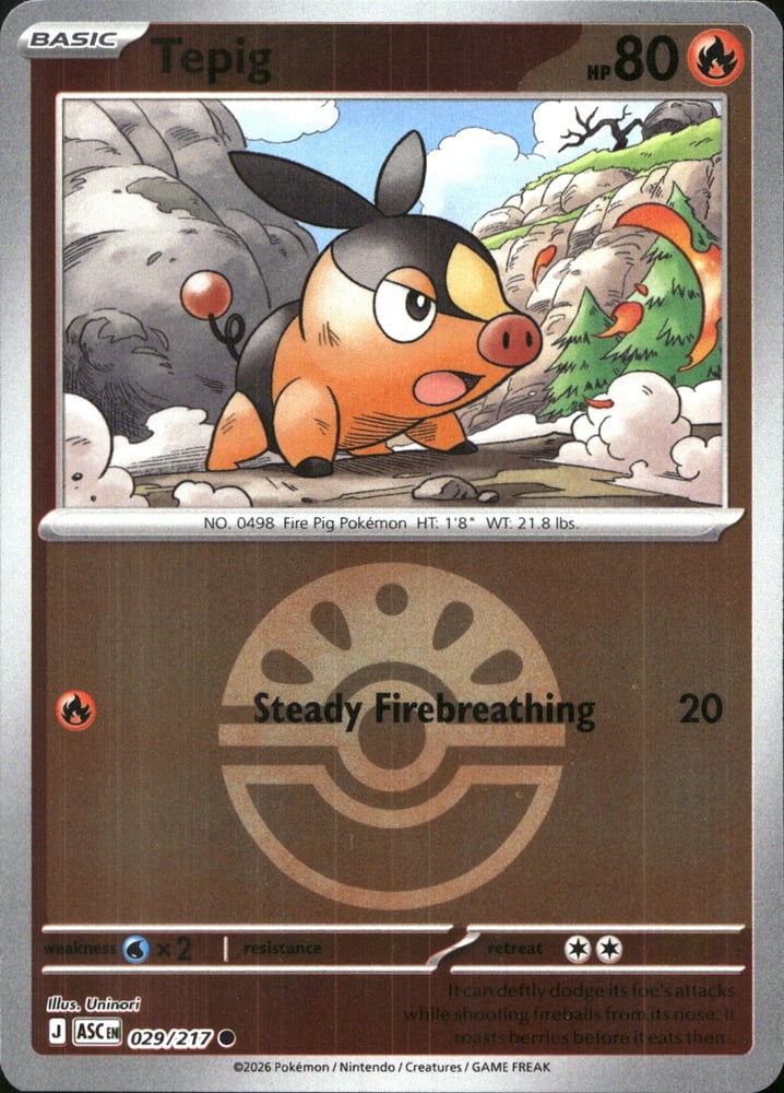 Tepig - ME02.5 29/217