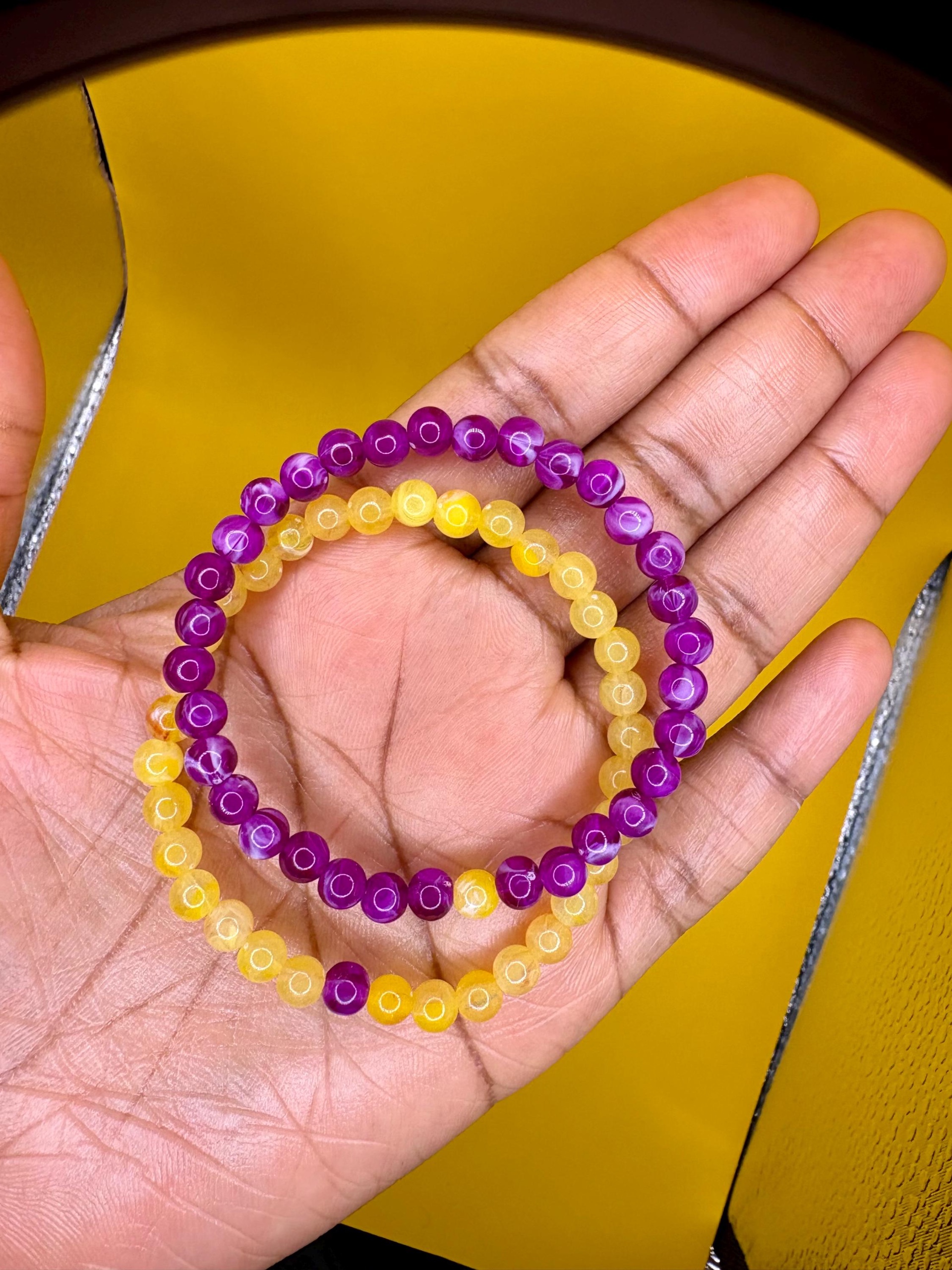 Matching Bead Bracelet Set view 8