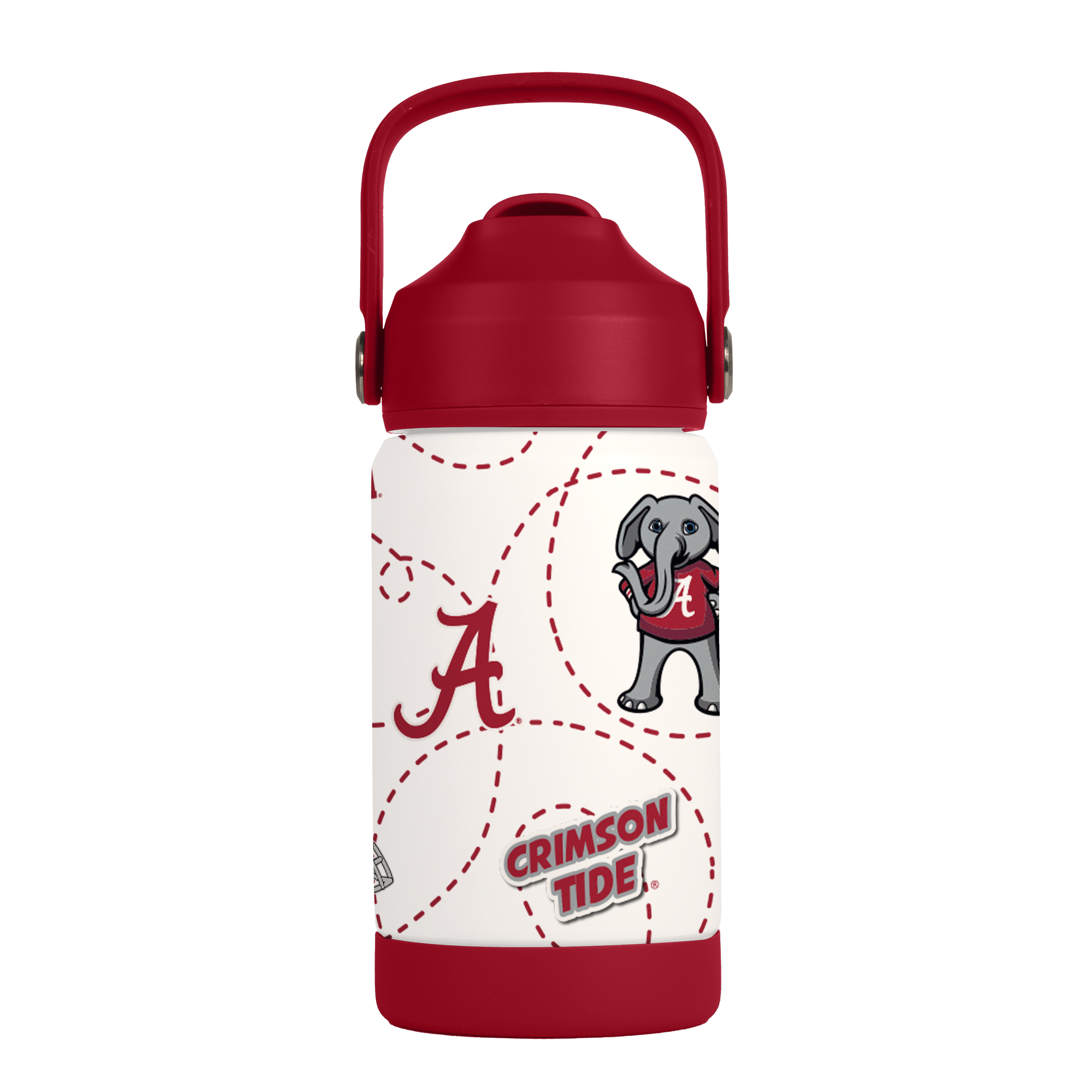 Alabama Crimson Tide Kids Stainless Steel Mascot Bottle 12oz