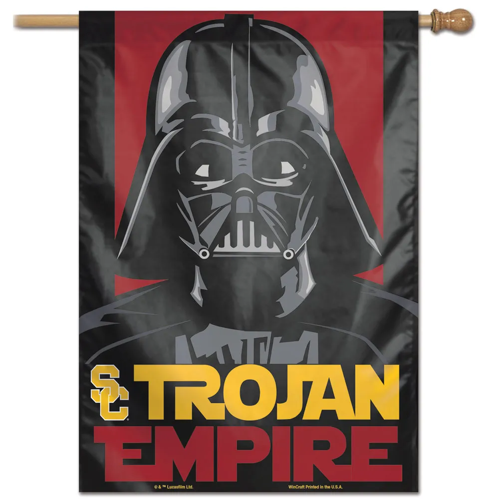USC Trojans Star Wars Theme Vertical Flag 28x40"