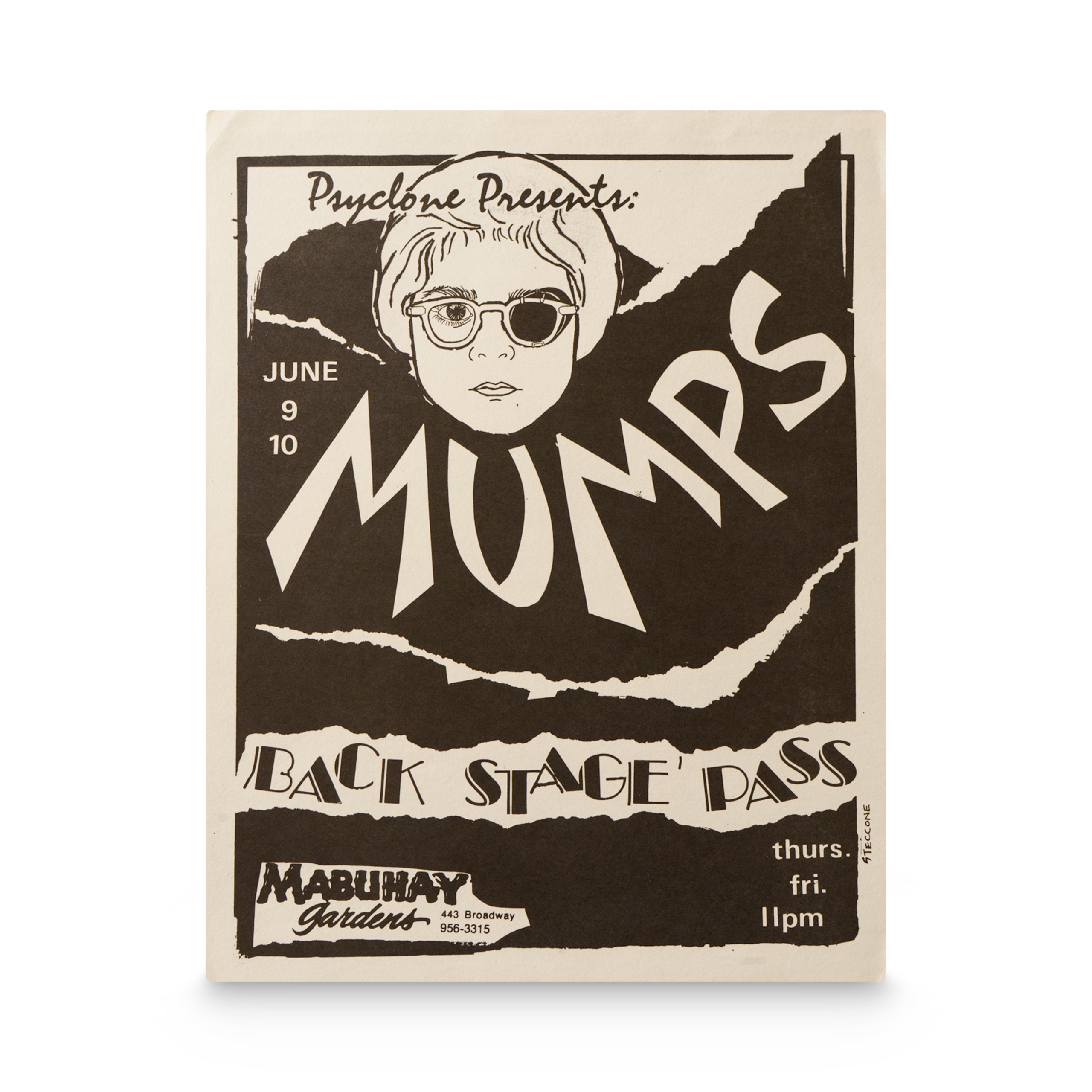 Mumps -- 1977 [Handbill]