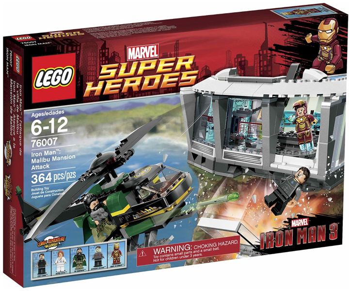 76007 Iron Man: Malibu Mansion Attack