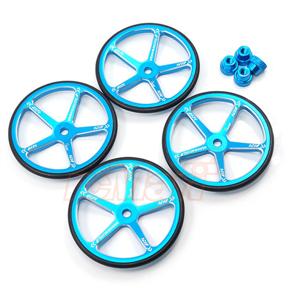 Aluminum Set Up Wheels 1:10 YT0142BU