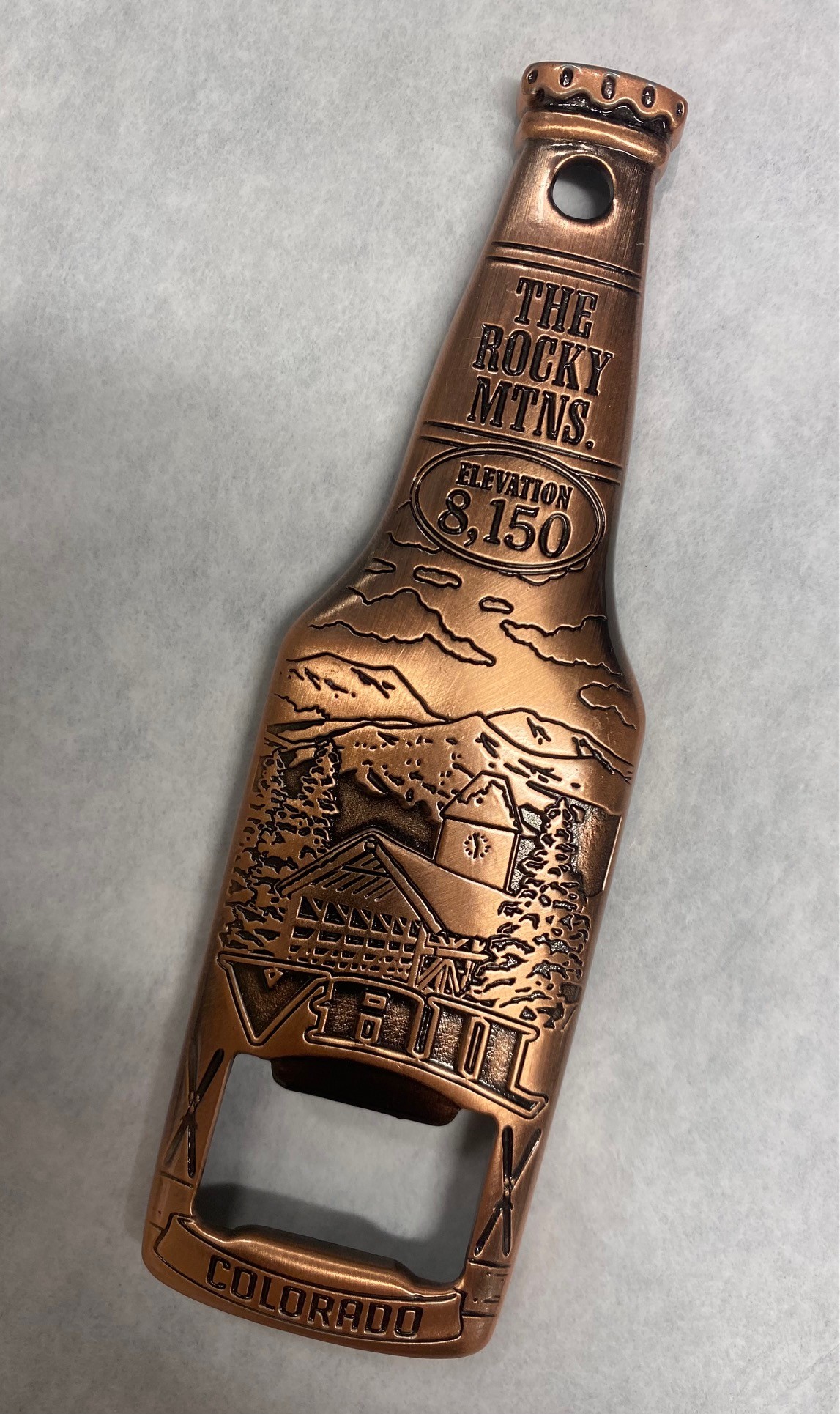 Bronze Bottle Opener Magnet
