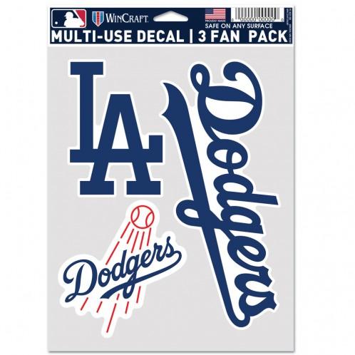 Los Angeles Dodgers Multi Use 3 Pack Fan Decals