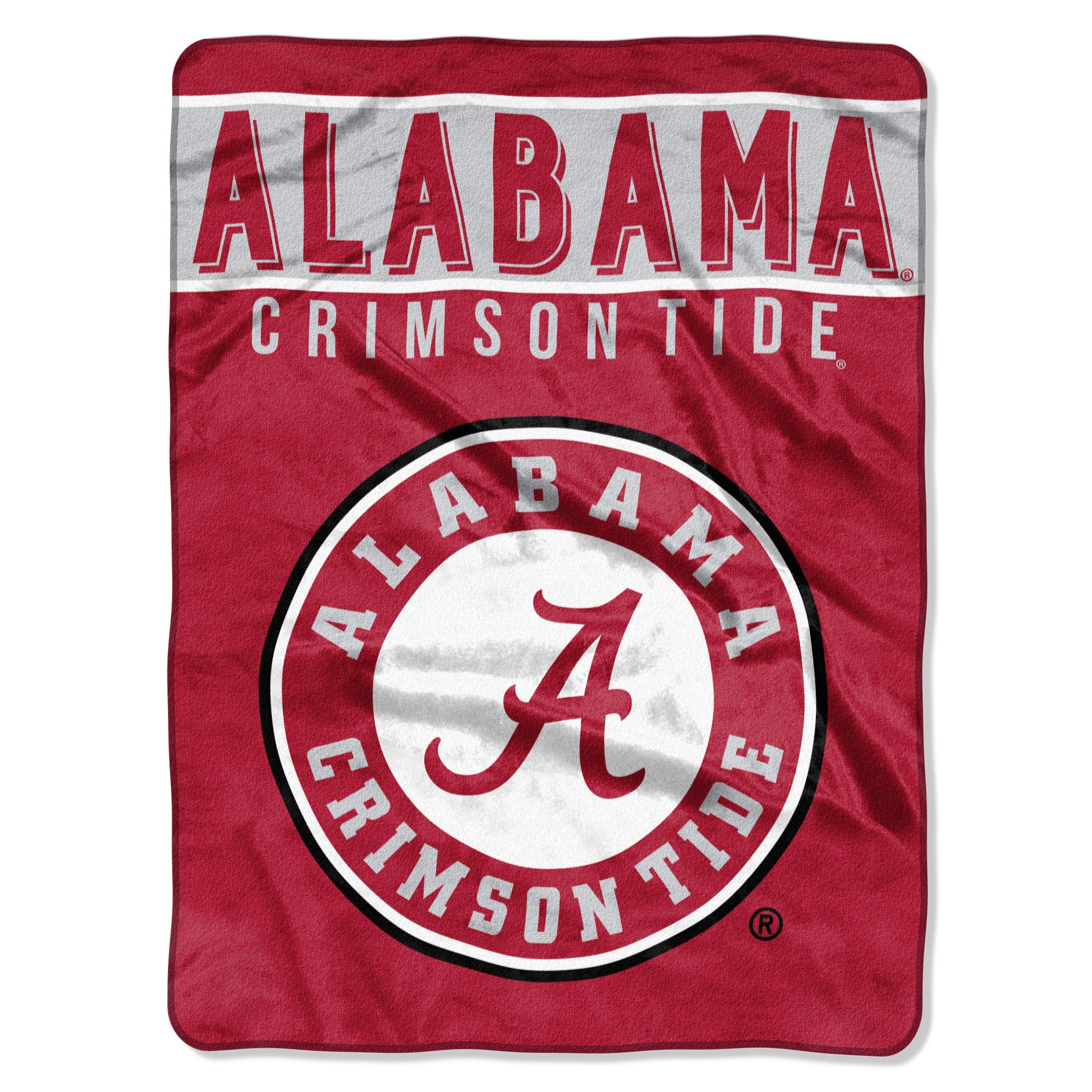 Alabama Crimson Tide Raschel Basic Design Blanket 60x80"