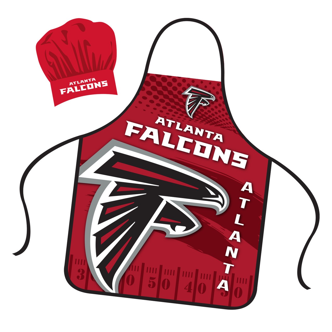 Atlanta Falcons Mojo Apron and Chef Hat Set
