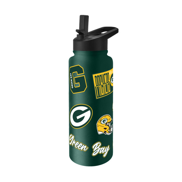 Green Bay Packers Dreamweave Quencher Stainless Steel Bottle 34oz
