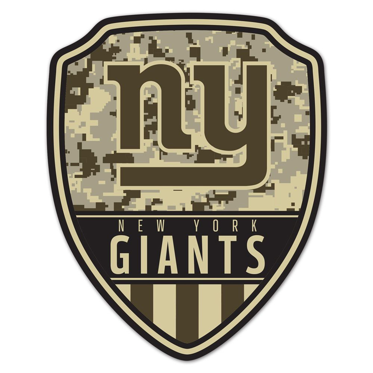 New York Giants Wood Shield Shaped Sign - 11x14"