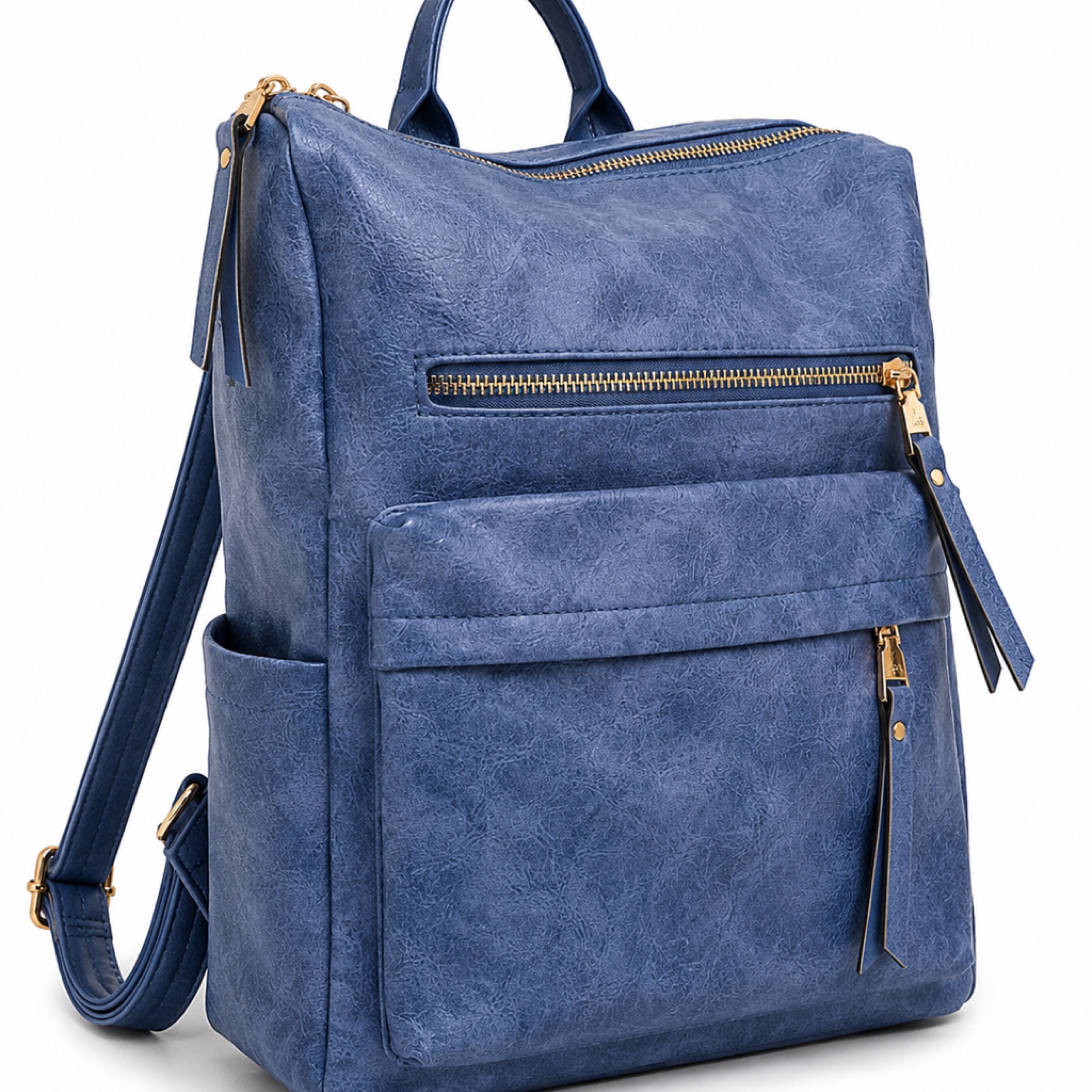 Fashionable brown mini backpack featuring a classic designer-inspired print with gold-tone zipper details and a sleek structured shape. Perfect for everyday wear, travel, shopping, or carrying your essentials in style while adding a trendy touch to any outfit.