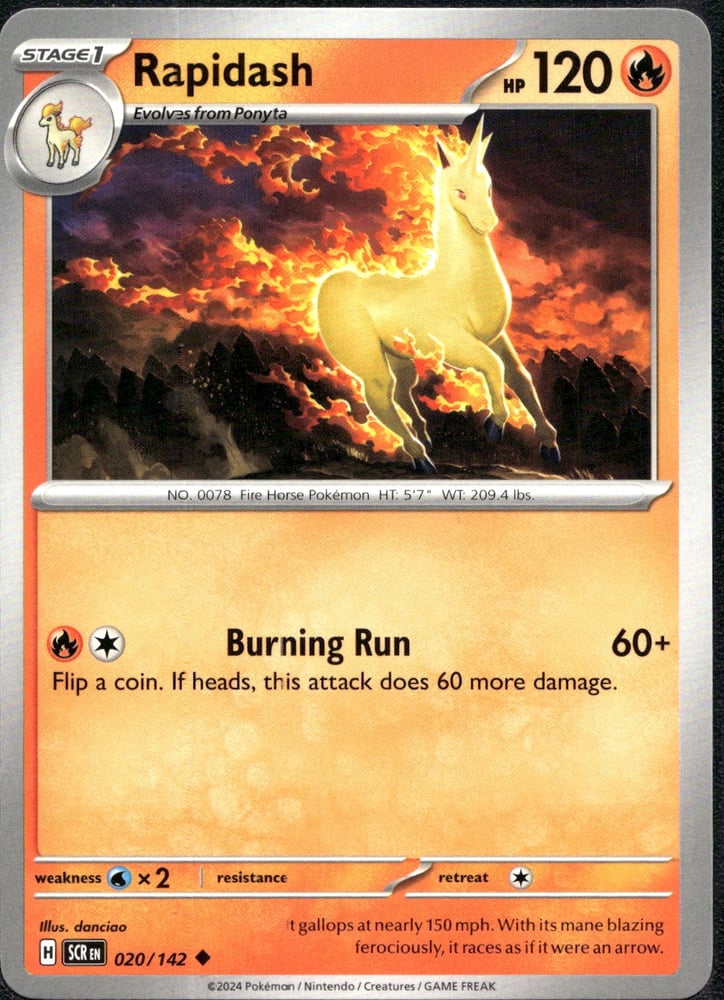 Rapidash - SV07 20/142
