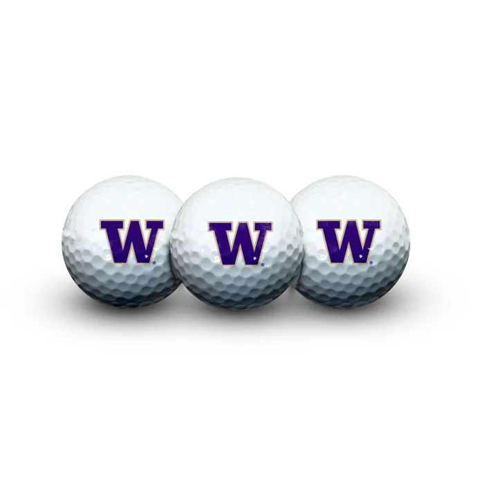 Washington Huskies Golf Balls 3 Pack