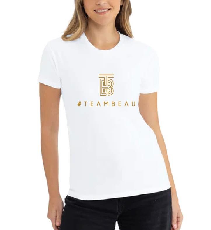Ladies' #TeamBeau Fitted Tee