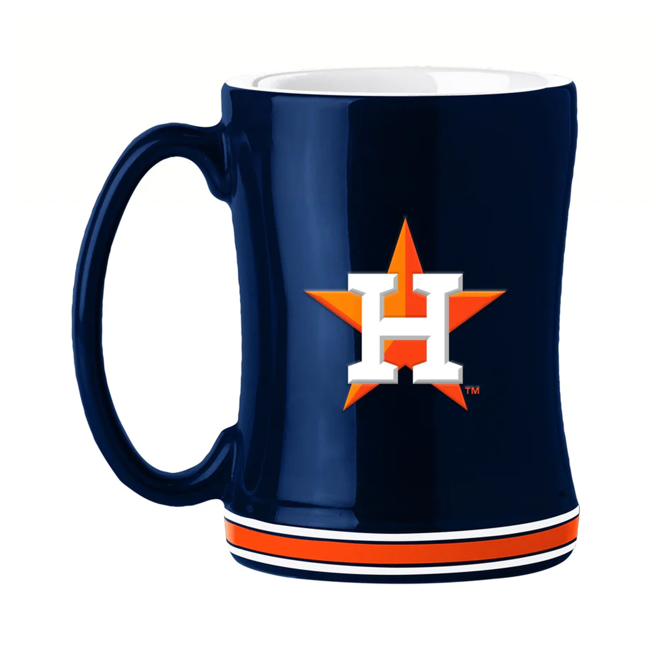 Houston Astros Sculpted Coffee Mug 14oz