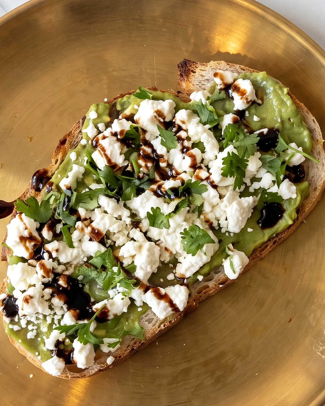 Mediterranean Avocado Toast at BubbleBrew