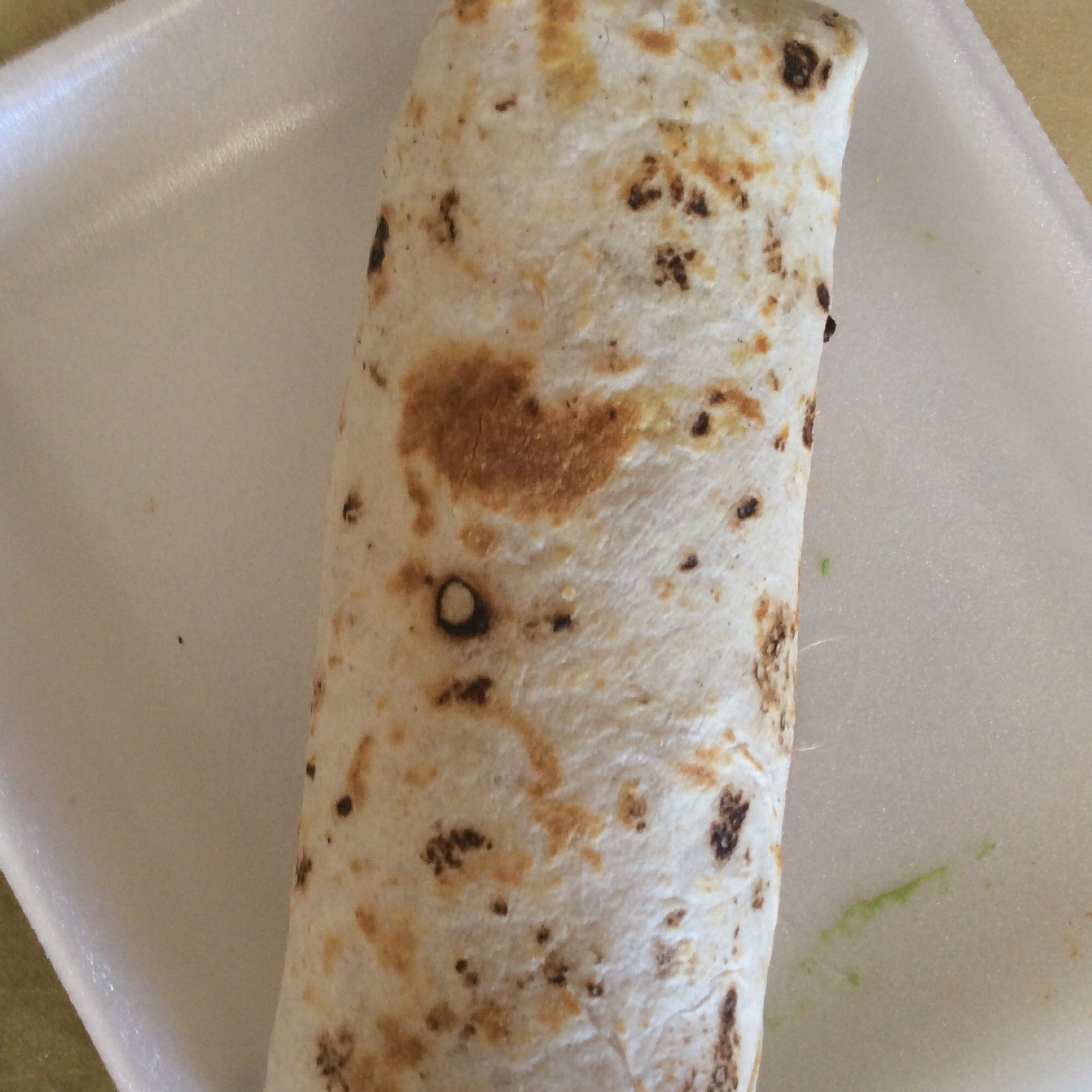 Desayuno Burrito Grande - Beakfast Burrito from Tacos del Valle