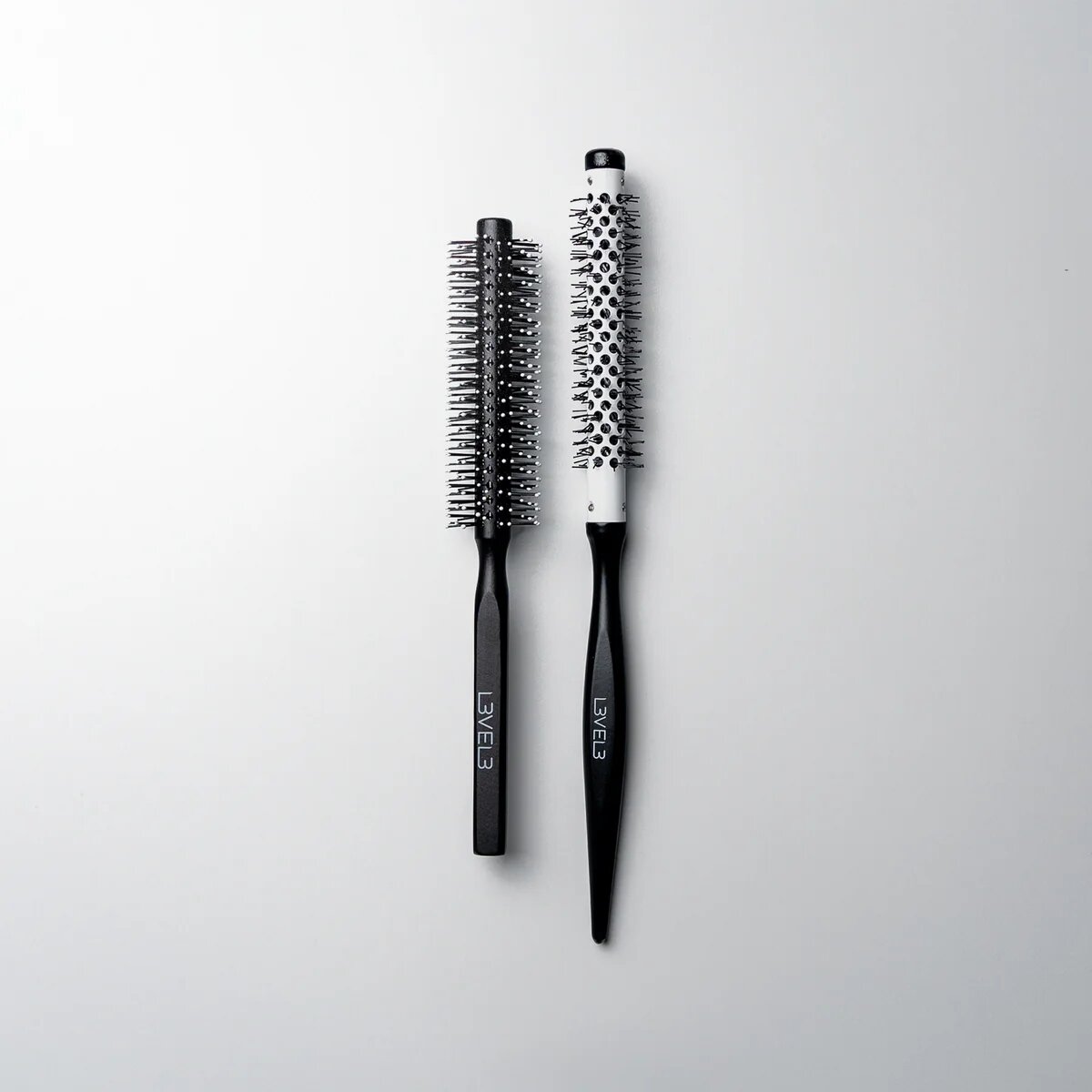 L3VEL3 Wooden Round Brush Set 2 Pieces