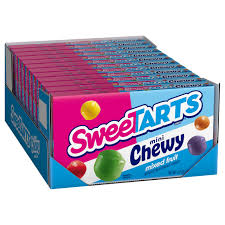 Sweetarts Mini Chewy Mixed Fruit Theater Box 12 Ct 3.75 Oz