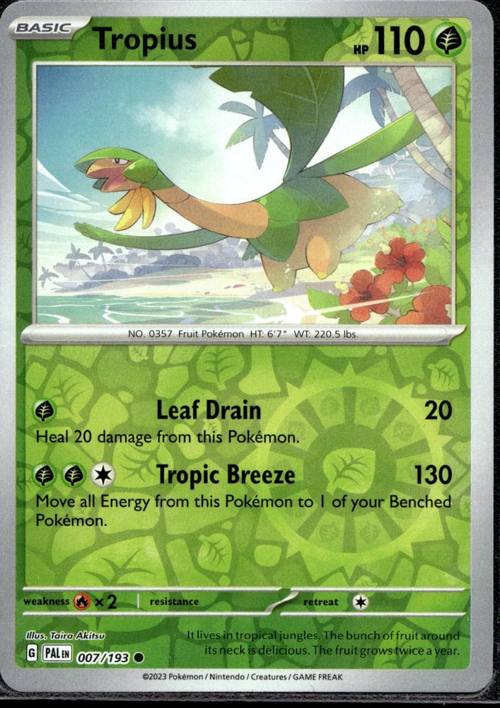 Tropius - SV02 7/193
