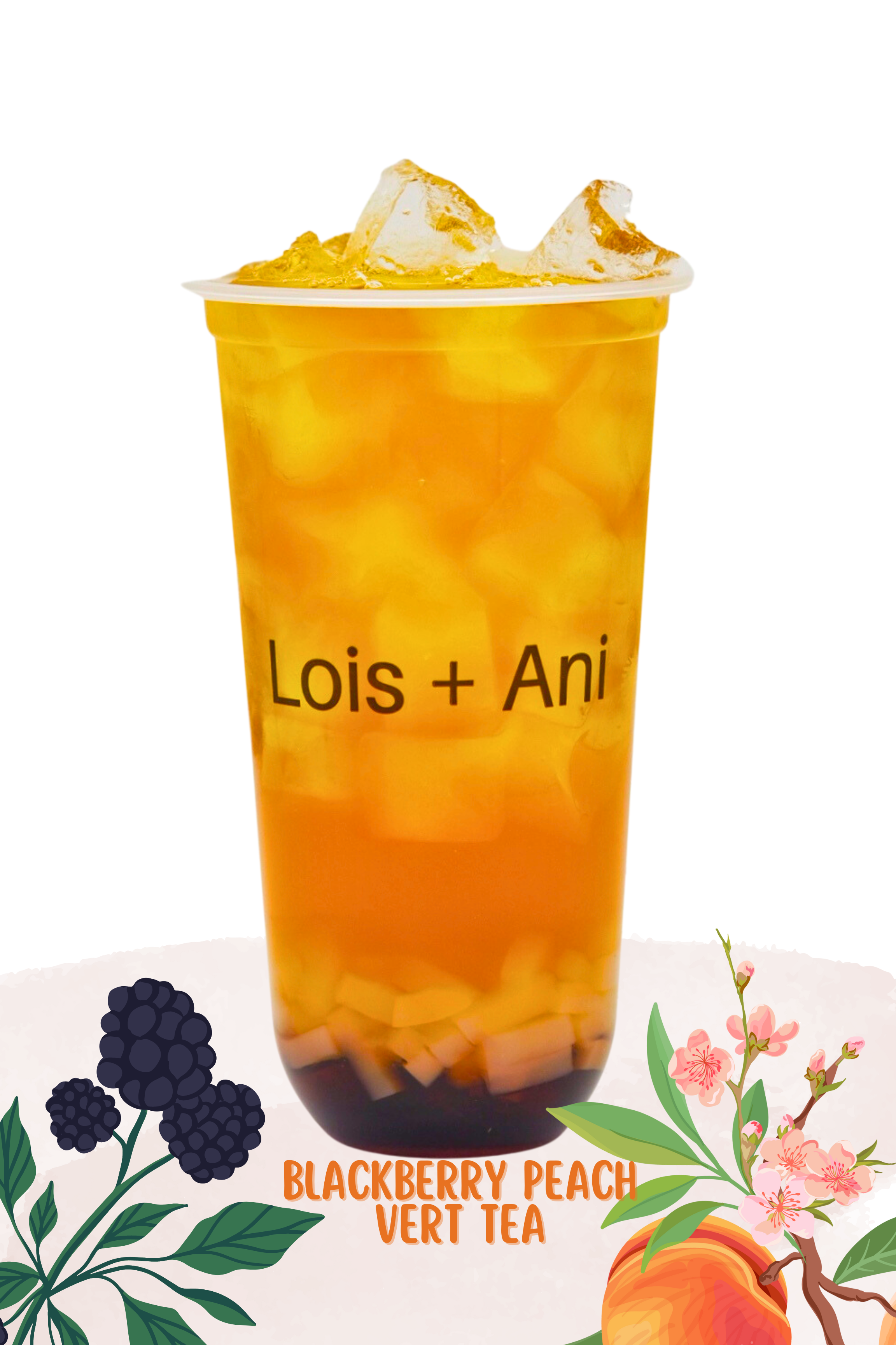 Blackberry Peach Green Tea Zen