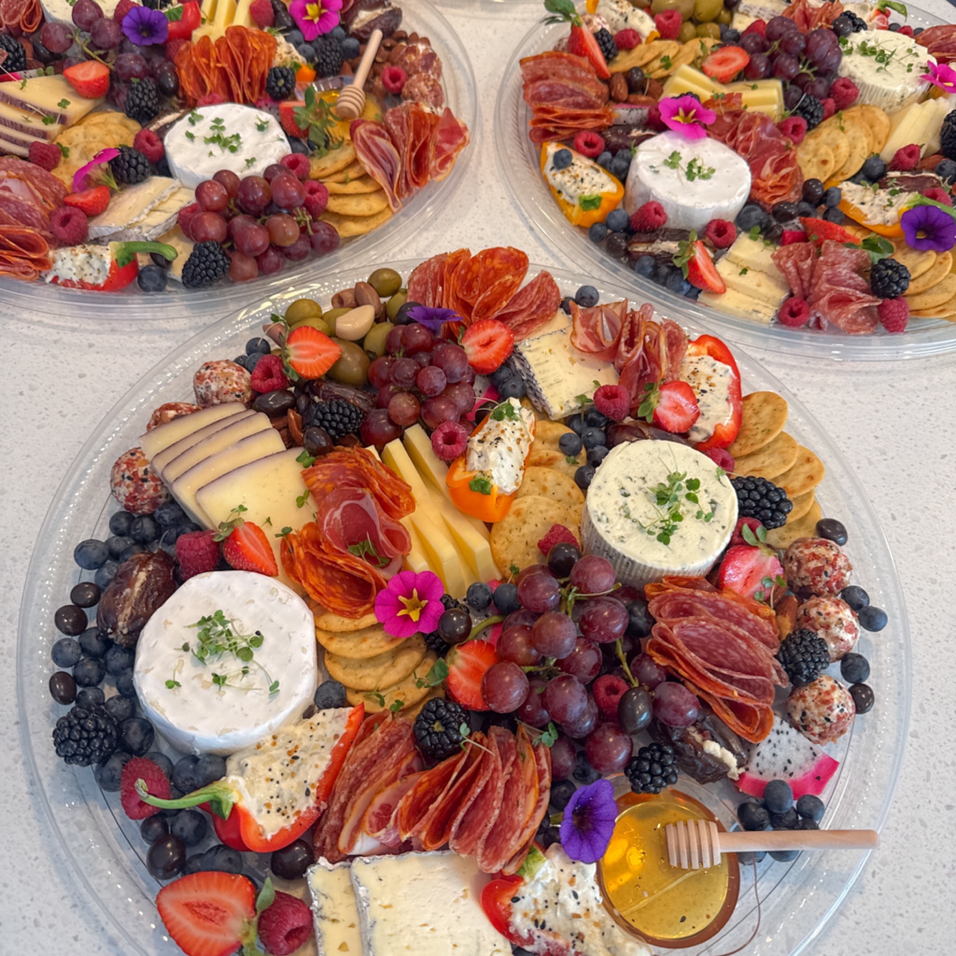Charcuterie and cheese platter
