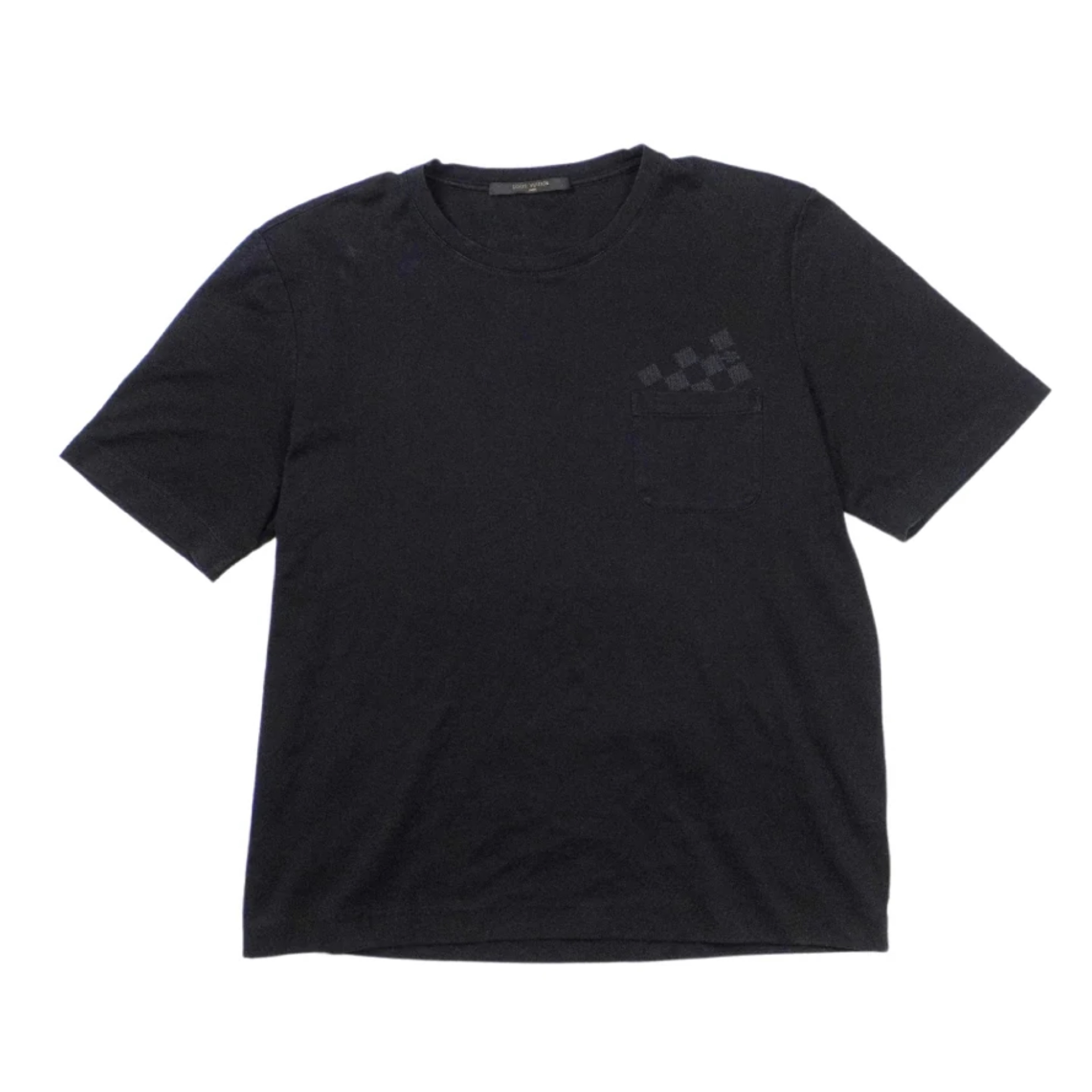 LOUIS VUITTON (Black Damier Pocket Tee)