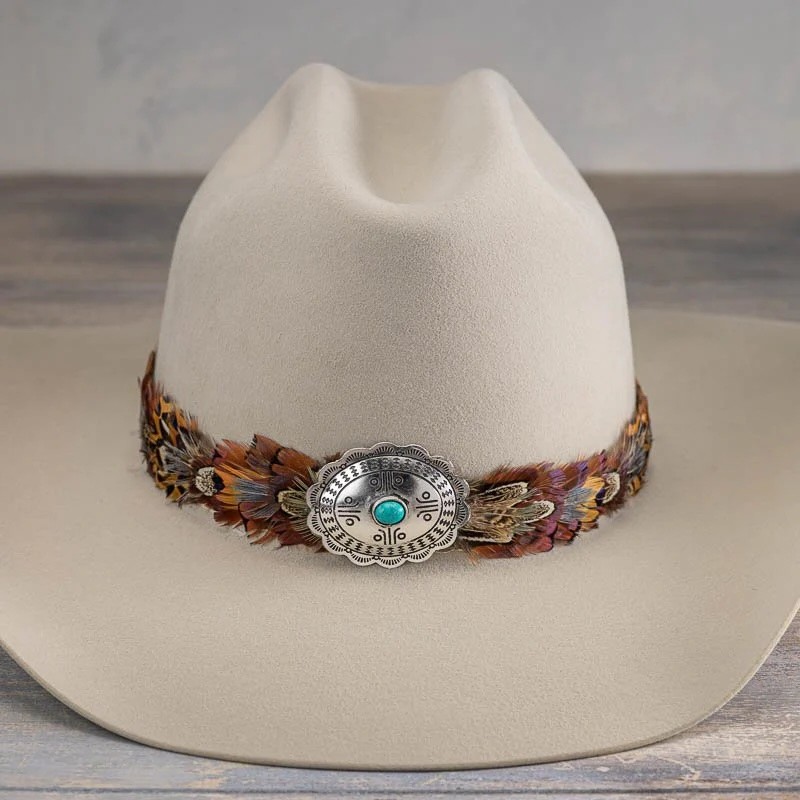 Willow - Western Feather Hat Band - Telluride