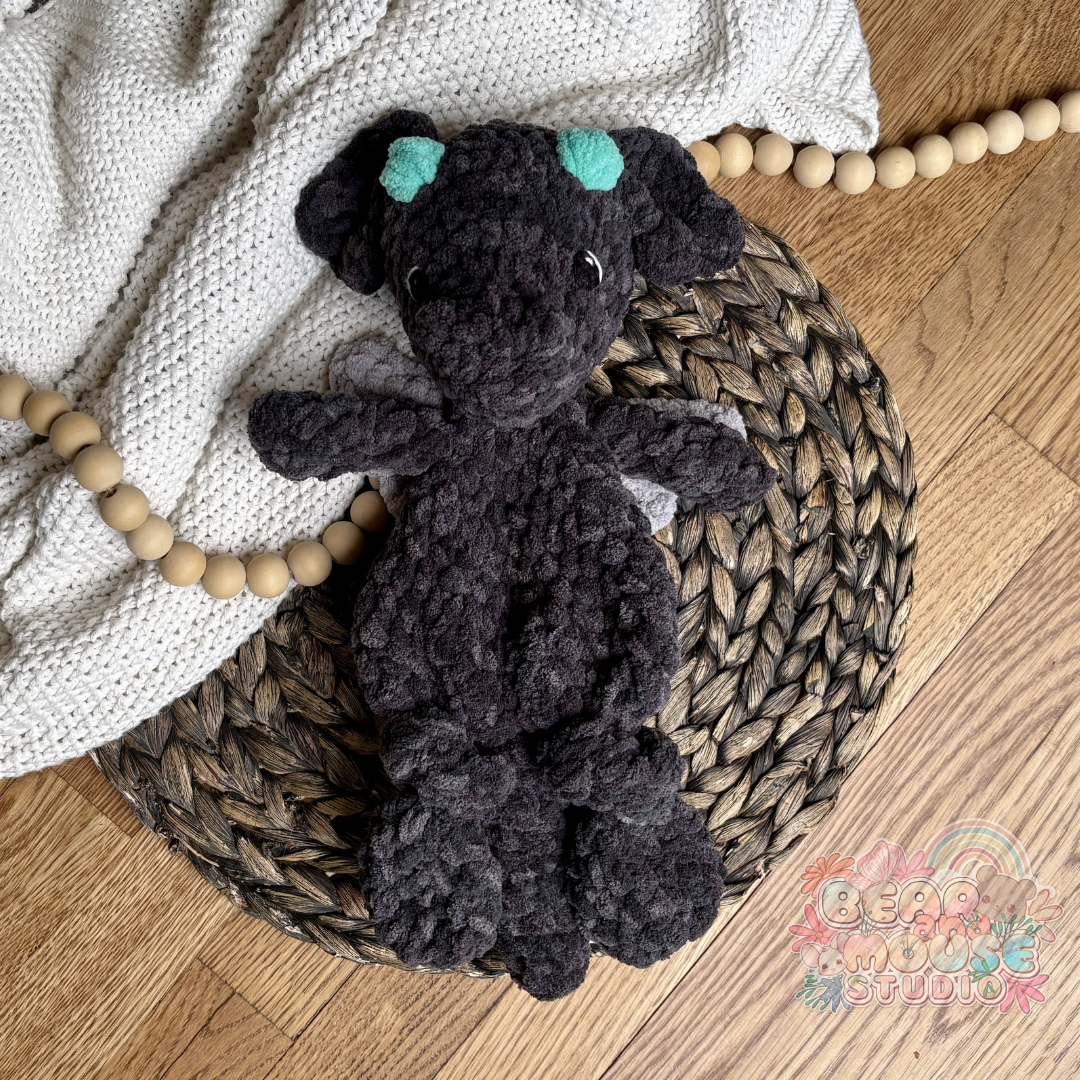 Gray Dragon Knotted Snuggler preview image